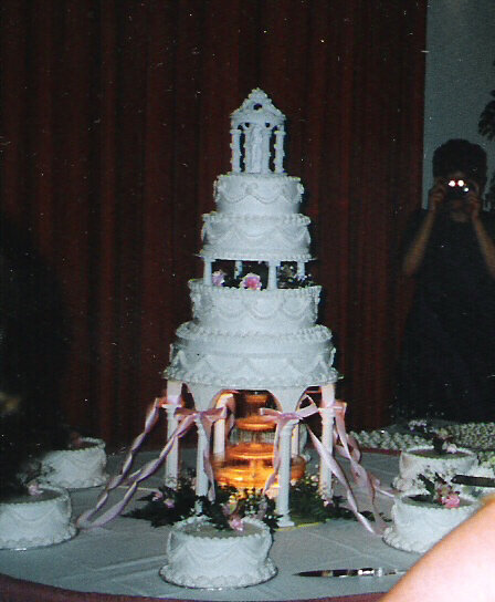 Mason and Megan&#039;s wedding cake