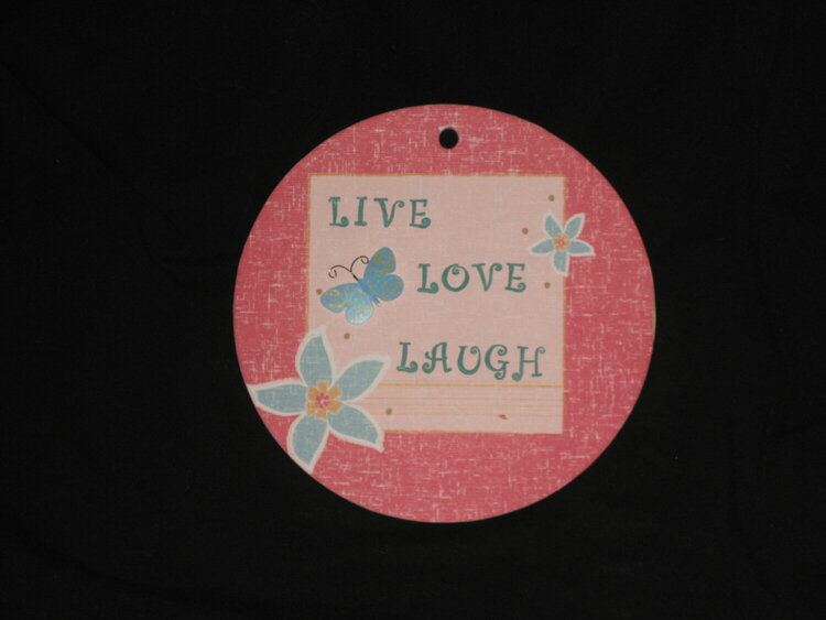 Live Love Laugh (cover)