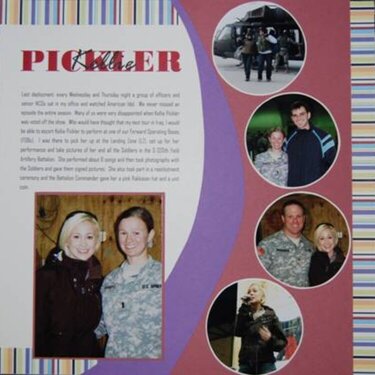 Kellie Pickler in Iraq