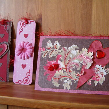 Valentine&#039;s bookmarks