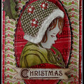 Winter Girl Christmas Card