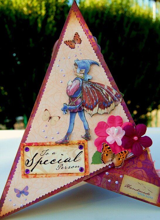 Fairy tee pee card