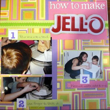 How to make Jell-o p1