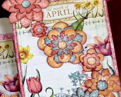 Tag Calendar Album - April