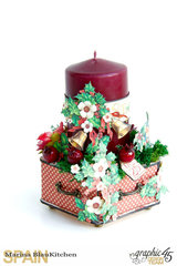 Candle Decor with St Nicholas