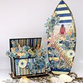 Magda's Surfboard Frame and Ocean Fun Box Home Decor