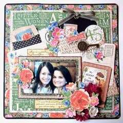 Sisters Layout with Little Women Collection