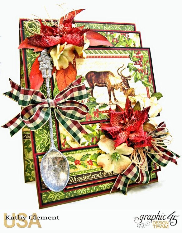 Kathy&#039;s Spoonful of Christmas Card using the Winter Wonderland Collection