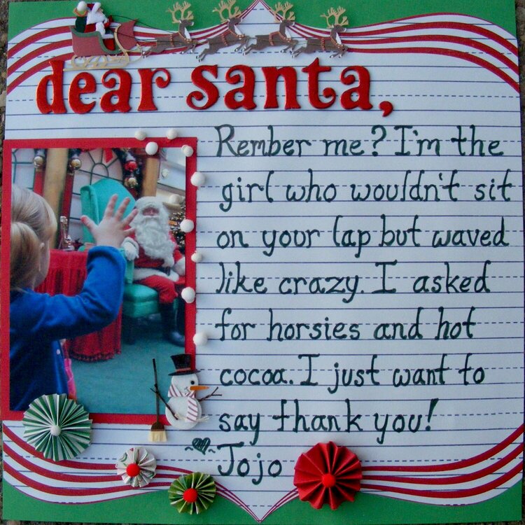 Dear Santa, &#039;Rember me?