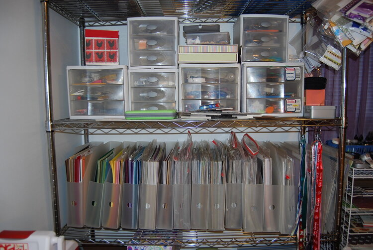 My paper storage.