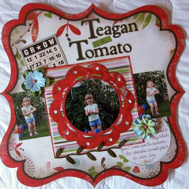 Teagan vs. the Tomato