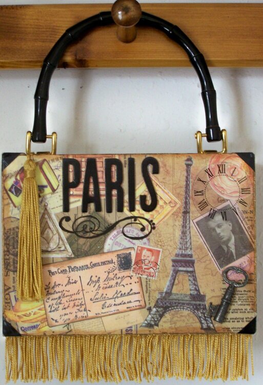 Cigar Box Purse &quot;Paris&quot;