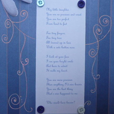 Daddy&#039;sl Girl Poem enlarged