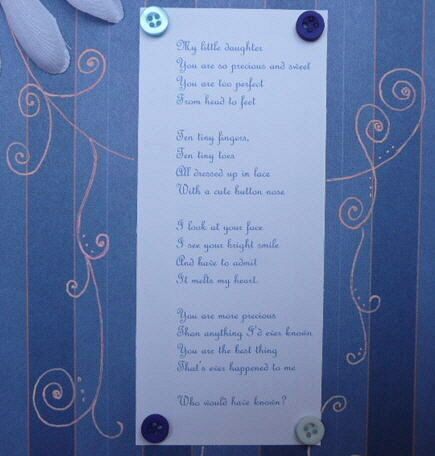 Daddy&#039;sl Girl Poem enlarged