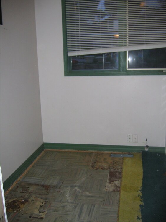 Redoing the scraproom floor!