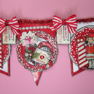 Valentine Banner Made with LOVE!