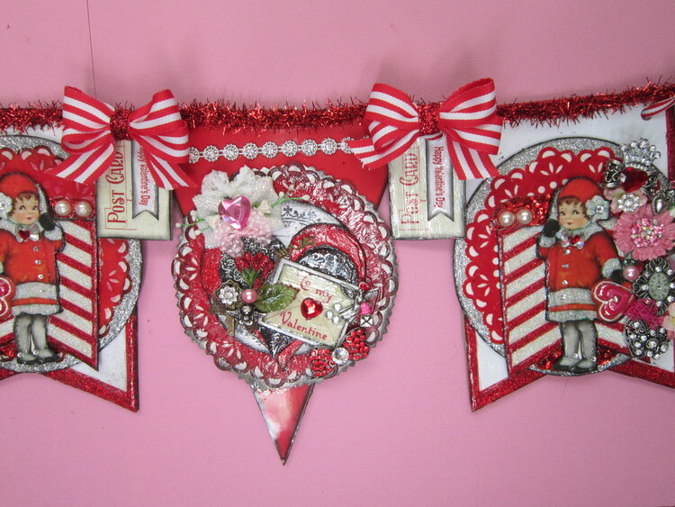Valentine Banner Made with LOVE!