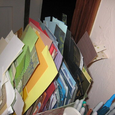 My scrap paper box