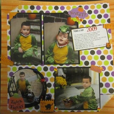 Halloween 2009 &quot;Thomas-o-saur&quot;