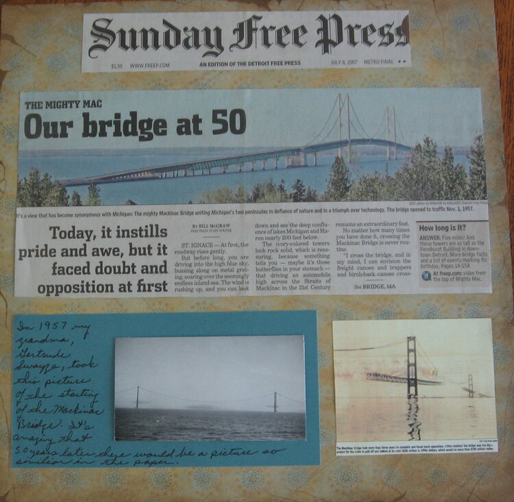 Mackinac Bridge Story 1