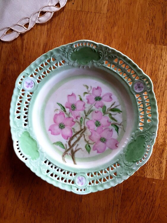 CHINA PAINTING - DOGWOOD!