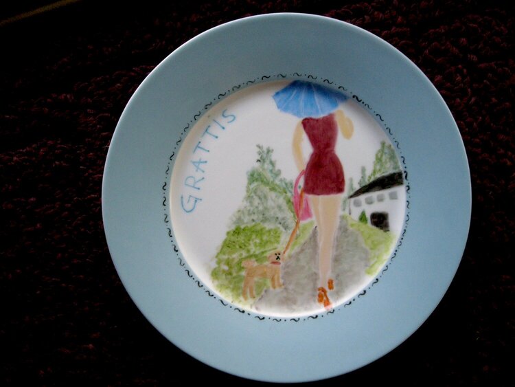 Birthday Plate China painting!