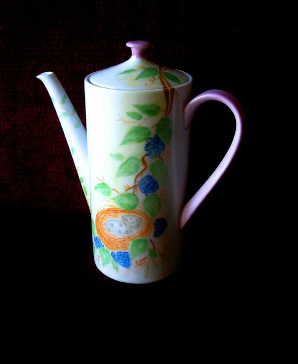 China Painting - Coffee Pot!