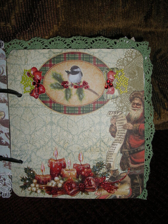 Christmas Card Booklet - Inside!