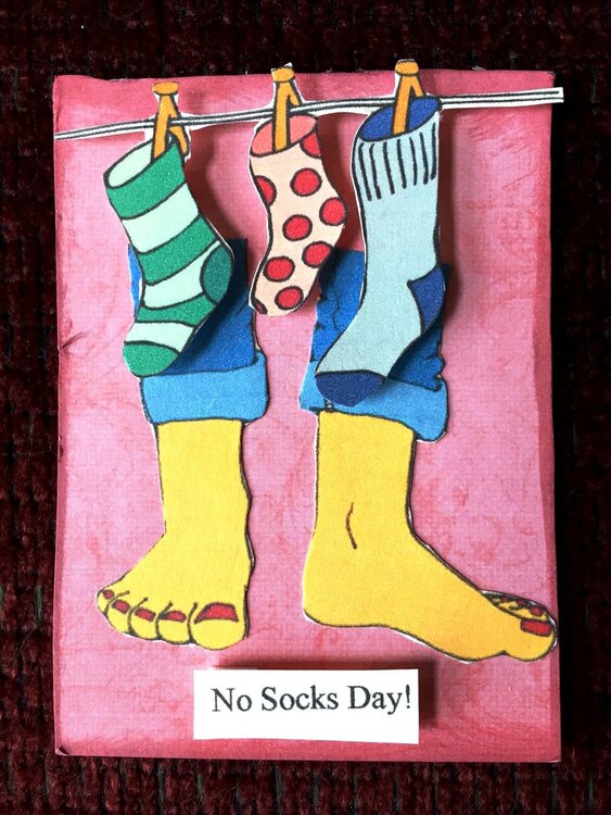 &quot;NO SOCKS DAY&quot; MAY CELEBRATION