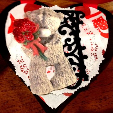Valentine Heart Card - inside!