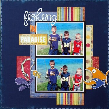 Fishing in Paradise ~My Creative Scrapbook~