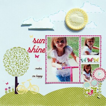 Sunshine Makes Me Happy ~My Creative Scrapbook~