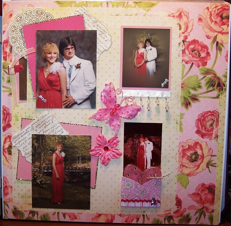 PINK CHALLENGE LAYOUT - PROM NIGHT