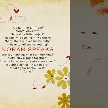 norah speaks