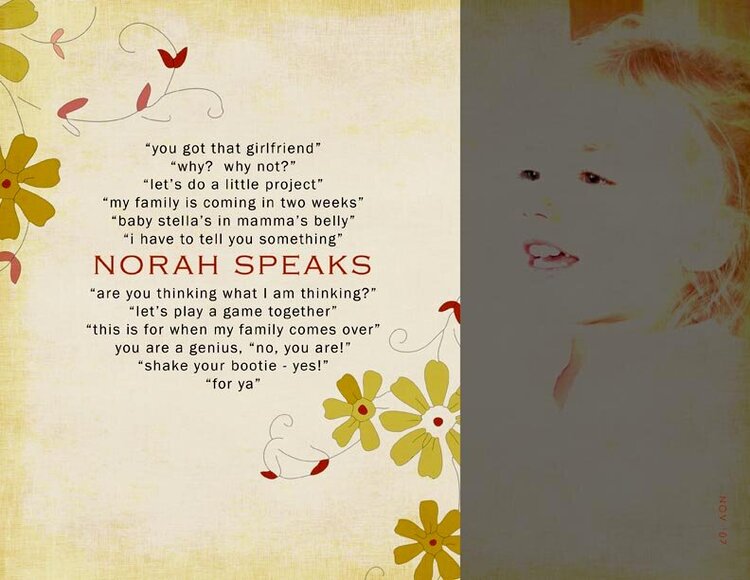 norah speaks