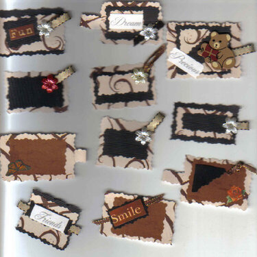 11 scrapbook card making handmade premade tags