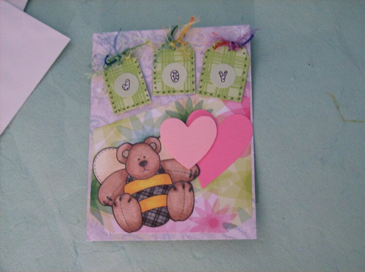 JOY Greeting Card Handmade Card