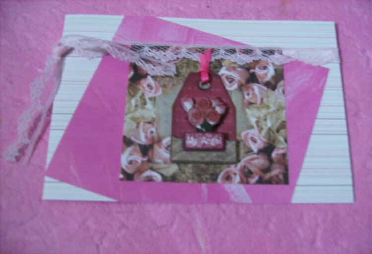Premade Handmade Card Greeting Card My Angel