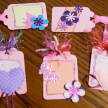 Handmade Scrapbooking Card making tags!