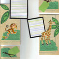 Zoo Theme Page side Border/Topper with 2 tags
