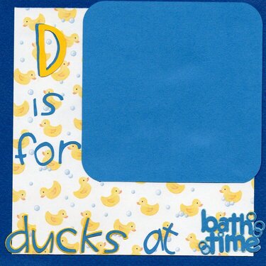 ABC Baby Album - D is for ducks at bath time