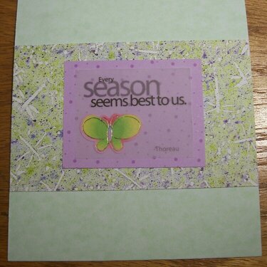 Spring Card Inside