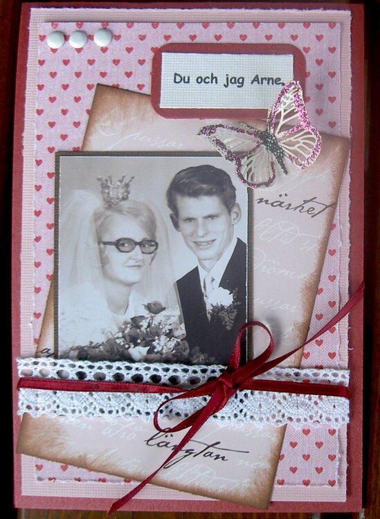 40 th wedding anniversary card