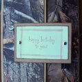 Camoflage Birthday Card
