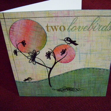 Two Lovebirds Valentine