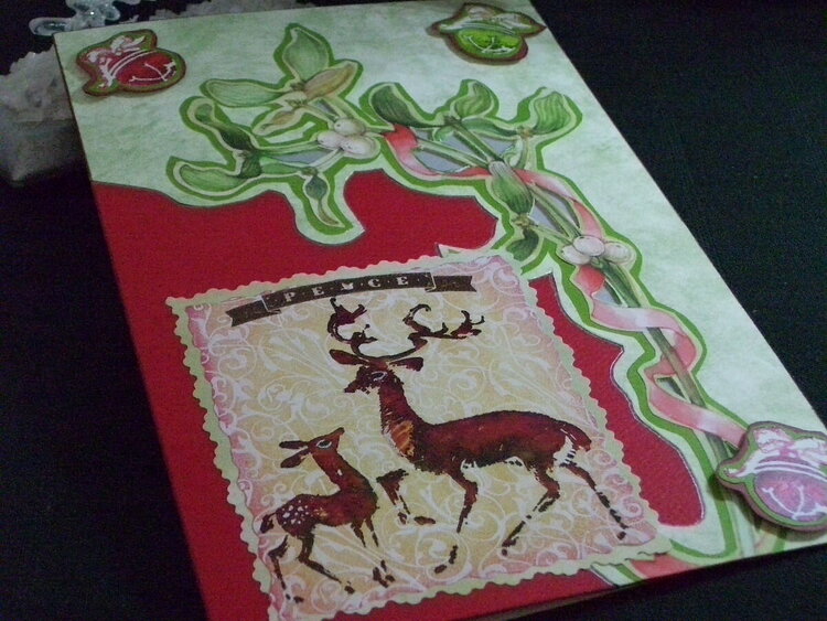 Peaceful Reindeer Holiday Card
