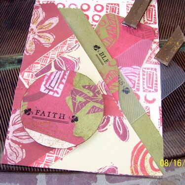 Blessings and Faith Double Pocket Card