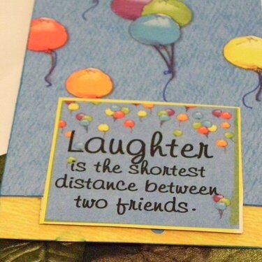 Laughter Mini Card
