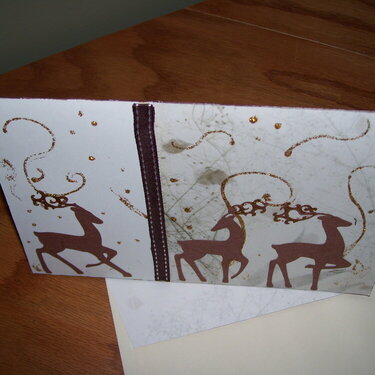 GRACEFUL REINDEER CARD