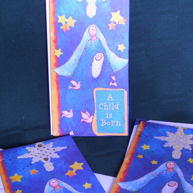 A Child is Born Card Set